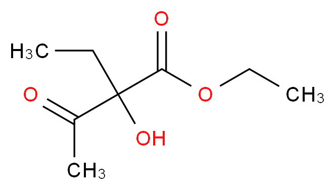 ethyl 2-ethyl-2-hydroxy-3-oxobutanoate_分子结构_CAS_90113-78-3