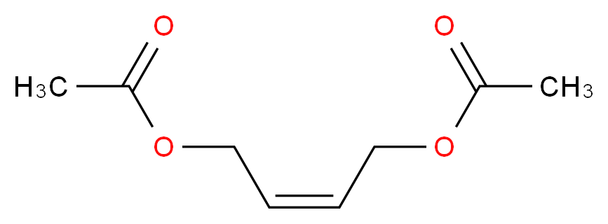 cis-1,4-二乙酰氧基-2-丁烯_分子结构_CAS_25260-60-0)