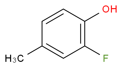 2-fluoro-4-methylphenol_分子结构_CAS_452-81-3