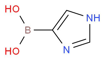 1H-IMIDAZOL-4-YLBORONIC ACID_分子结构_CAS_943138-65-6)