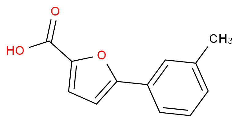 5-(3-methylphenyl)-2-furoic acid_分子结构_CAS_400744-57-2)