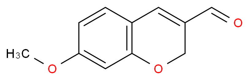 7-methoxy-2H-chromene-3-carbaldehyde_分子结构_CAS_57543-39-2