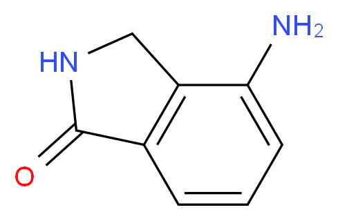 4-AMINOISOINDOLIN-1-ONE_分子结构_CAS_366452-98-4)