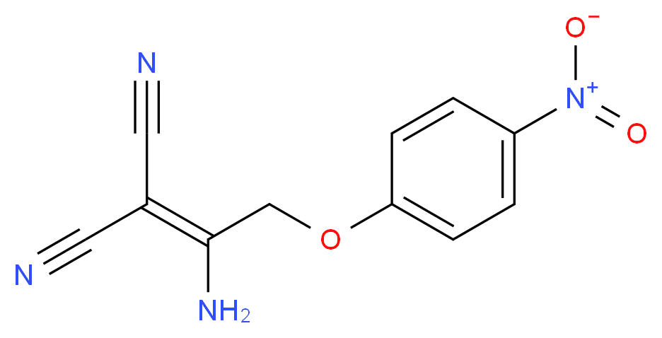 2-[1-amino-2-(4-nitrophenoxy)ethylidene]malononitrile_分子结构_CAS_343375-41-7)