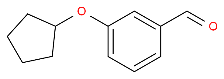 3-Cyclopentyloxy-benzaldehyde_分子结构_CAS_)