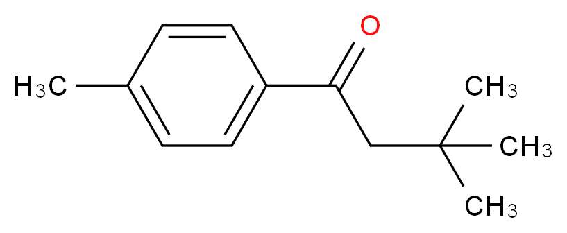 3,3-dimethyl-1-(4-methylphenyl)butan-1-one_分子结构_CAS_681215-86-1