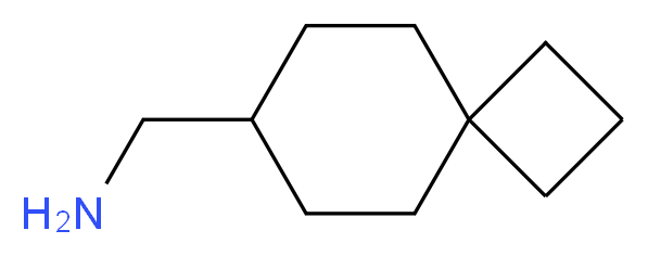 Spiro[3.5]nonan-7-ylmethanamine_分子结构_CAS_877125-98-9)