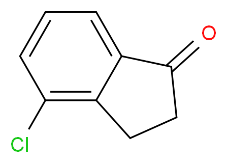 4-chloro-2,3-dihydro-1H-inden-1-one_分子结构_CAS_)