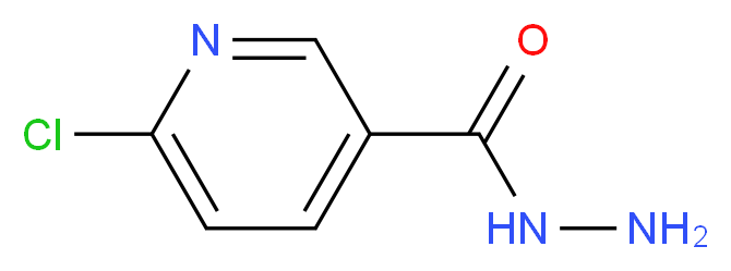 6-chloropyridine-3-carbohydrazide_分子结构_CAS_168893-66-1