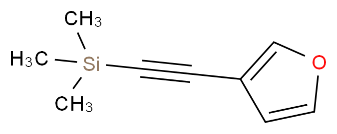 Furan-3-ylethynyl-trimethyl-silane_分子结构_CAS_465521-19-1)