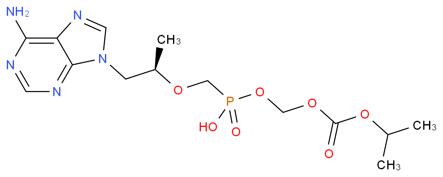 Mono-POC Tenofovir (Mixture of Diastereomers)_分子结构_CAS_211364-69-1)