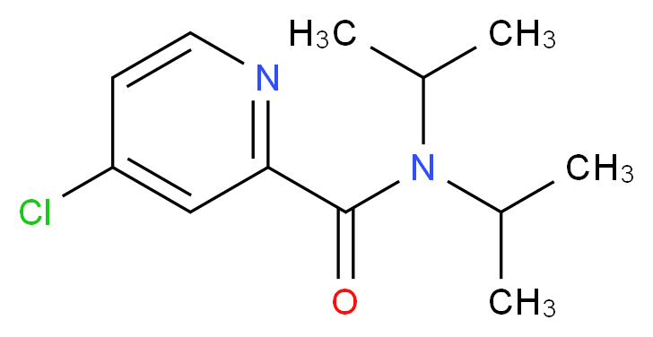 4-Chloro-N,N-diisopropylpicolinamide_分子结构_CAS_168428-76-0)