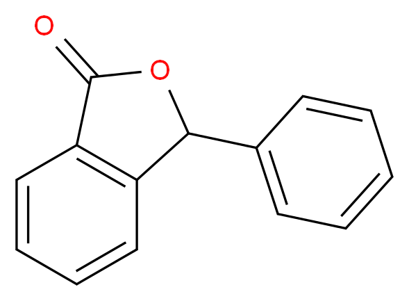 3-phenyl-1,3-dihydro-2-benzofuran-1-one_分子结构_CAS_5398-11-8