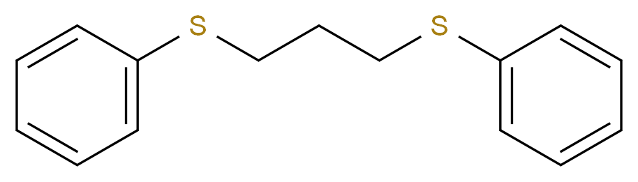 {[3-(phenylsulfanyl)propyl]sulfanyl}benzene_分子结构_CAS_28118-53-8