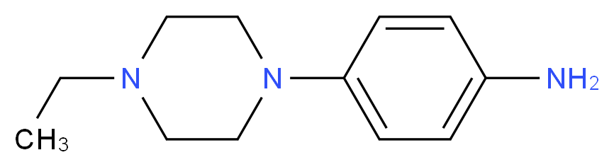 4-(4-Ethylpiperazino)aniline_分子结构_CAS_115619-01-7)