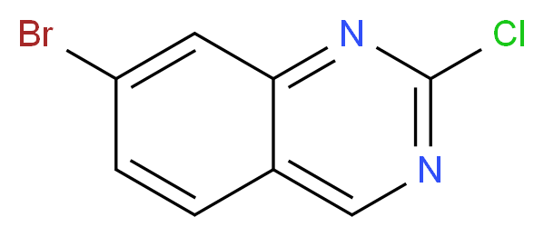 7-bromo-2-chloroquinazoline_分子结构_CAS_953039-66-2