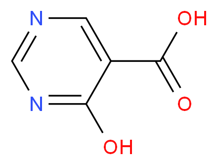 4-hydroxypyrimidine-5-carboxylic acid_分子结构_CAS_)