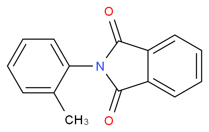 2-(2-methylphenyl)-2,3-dihydro-1H-isoindole-1,3-dione_分子结构_CAS_2464-33-7