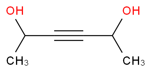 3-HEXYNE-2,5-DIOL_分子结构_CAS_3081-66-1)