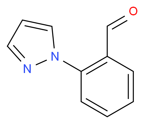 2-(1H-pyrazol-1-yl)benzaldehyde_分子结构_CAS_138479-47-7