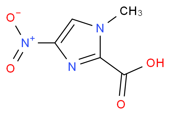 1-methyl-4-nitro-1H-imidazole-2-carboxylic acid_分子结构_CAS_109012-24-0