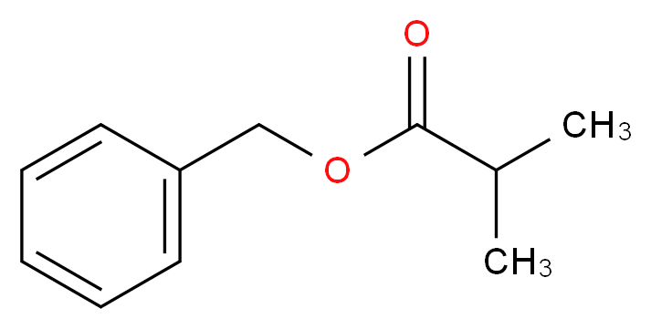 benzyl 2-methylpropanoate_分子结构_CAS_103-28-6