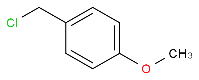1-(chloromethyl)-4-methoxybenzene_分子结构_CAS_824-94-2