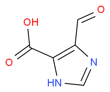 4-formyl-1H-imidazole-5-carboxylic acid_分子结构_CAS_1321600-00-3