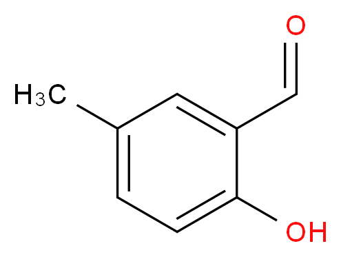 5-甲基水杨醛_分子结构_CAS_613-84-3)