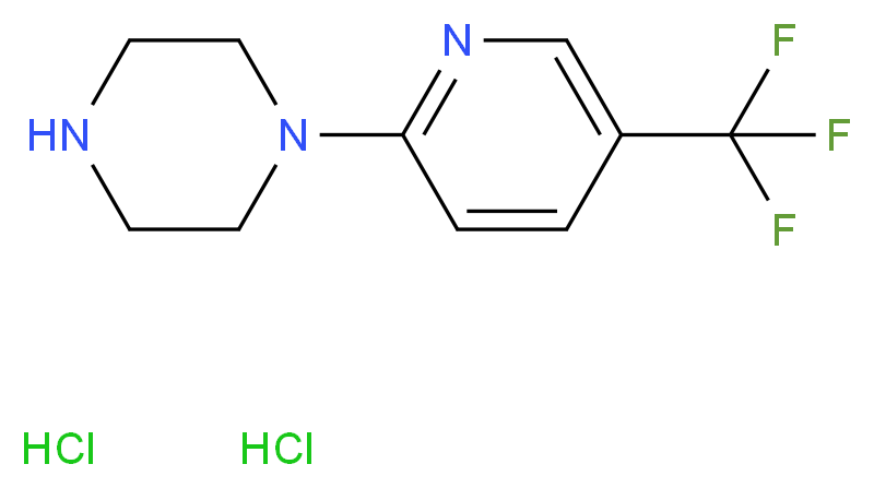 1-[5-(trifluoromethyl)pyridin-2-yl]piperazine dihydrochloride_分子结构_CAS_120298-11-5