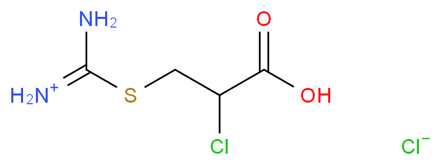 {amino[(2-carboxy-2-chloroethyl)sulfanyl]methylidene}azanium chloride_分子结构_CAS_54598-78-6