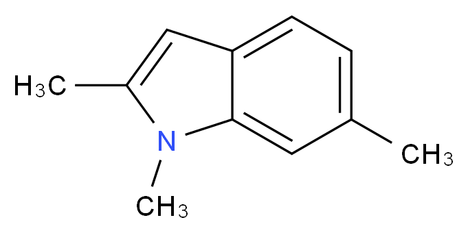 1,2,6-Trimethyl-1H-indole_分子结构_CAS_)