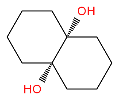 顺-9,10-十氢萘二醇_分子结构_CAS_28795-95-1)