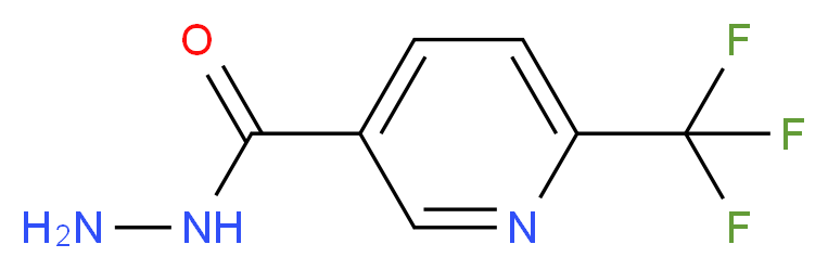 2-(Trifluoromethyl)pyridine-5-carboxylic acid hydrazide_分子结构_CAS_)
