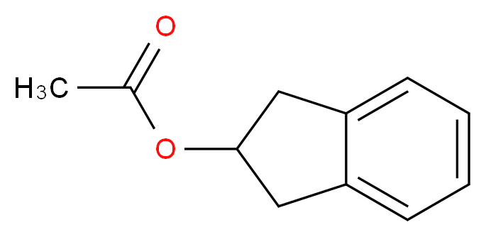 2,3-dihydro-1H-inden-2-yl acetate_分子结构_CAS_4254-31-3)