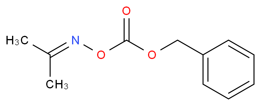 benzyl (propan-2-ylidene)amino carbonate_分子结构_CAS_137160-76-0