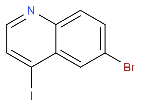 6-Bromo-4-iodoquinoline_分子结构_CAS_927801-23-8)