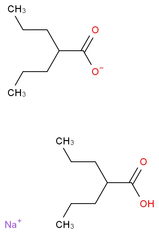 Divalproex sodium_分子结构_CAS_76584-70-8)