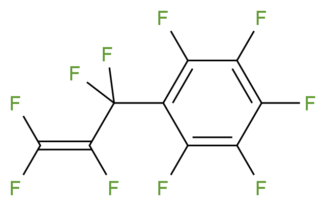 1,2,3,4,5-pentafluoro-6-(pentafluoroprop-2-en-1-yl)benzene_分子结构_CAS_67899-41-6