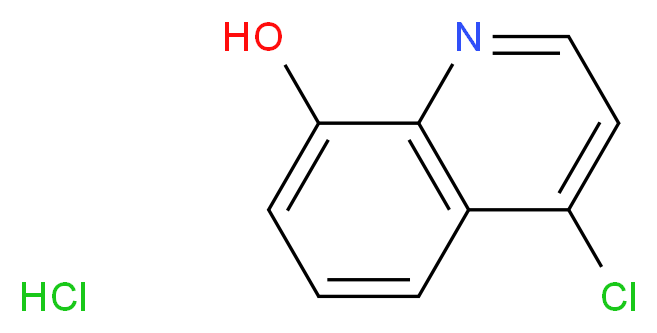 4-Chloroquinolin-8-ol hydrochloride_分子结构_CAS_57334-61-9)