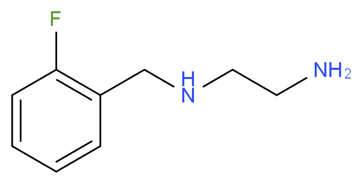 N-(2-Fluorobenzyl)ethane-1,2-diamine_分子结构_CAS_953072-16-7)