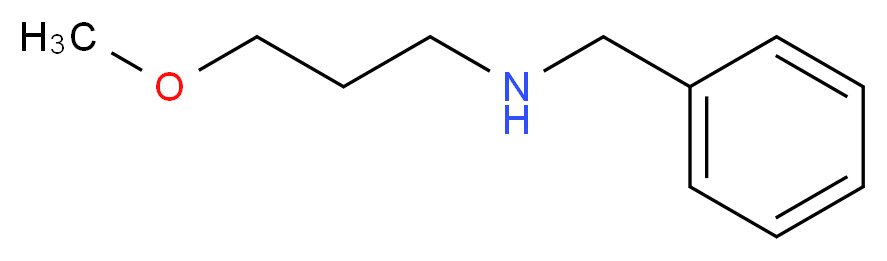 benzyl(3-methoxypropyl)amine_分子结构_CAS_32857-21-9