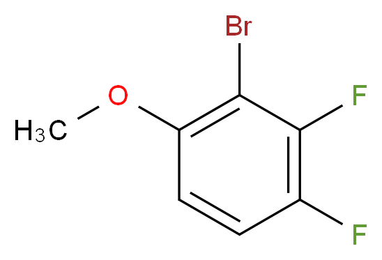 2-bromo-3,4-difluoro-1-methoxybenzene_分子结构_CAS_935285-66-8