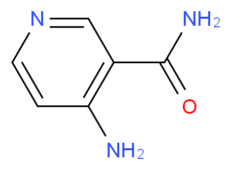 4-Amino-3-pyridinecarboxamide_分子结构_CAS_7418-66-8)