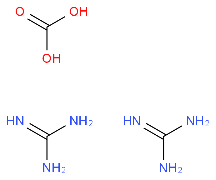 carbonic acid; bis(guanidine)_分子结构_CAS_3425-08-9