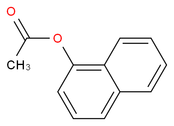 乙酸-1-萘酯_分子结构_CAS_830-81-9)