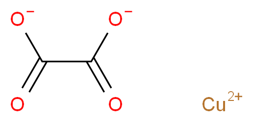 copper(2+) ion oxalate_分子结构_CAS_5893-66-3