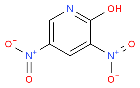 2-Hydroxy-3,5-dinitropyridine_分子结构_CAS_2980-33-8)