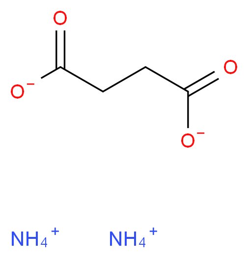 AMMONIUM SUCCINATE_分子结构_CAS_2226-88-2)