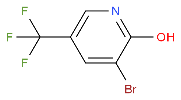 3-bromo-5-(trifluoromethyl)pyridin-2-ol_分子结构_CAS_)